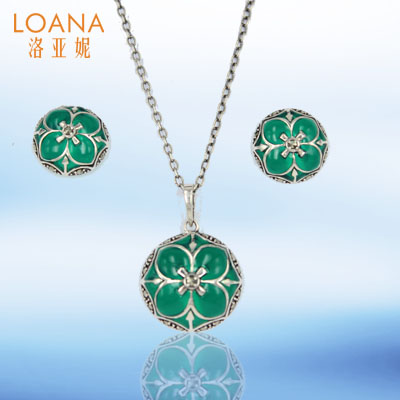  S925�ڿ�ʯ+����ɫ��װ