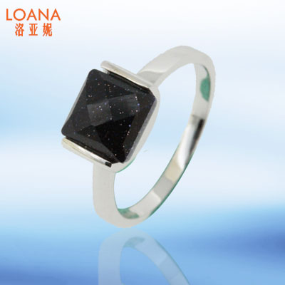  S925��ɰʯ��ָ