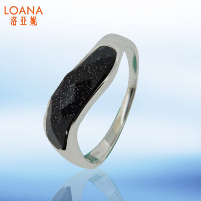  S925��ɰʯ��ָ